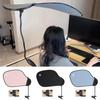 Регулируемая офисная солнцезащитная доска для компьютера с защитой от УФ-излучения, с клипсой, светильником, козырьком, складная, теплоизоляционная, офисный солнцезащитный козырек