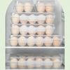 Stackable Design Egg Storage Box Plastic Egg Tray Space Saver Egg Holder  Outdoor Activities