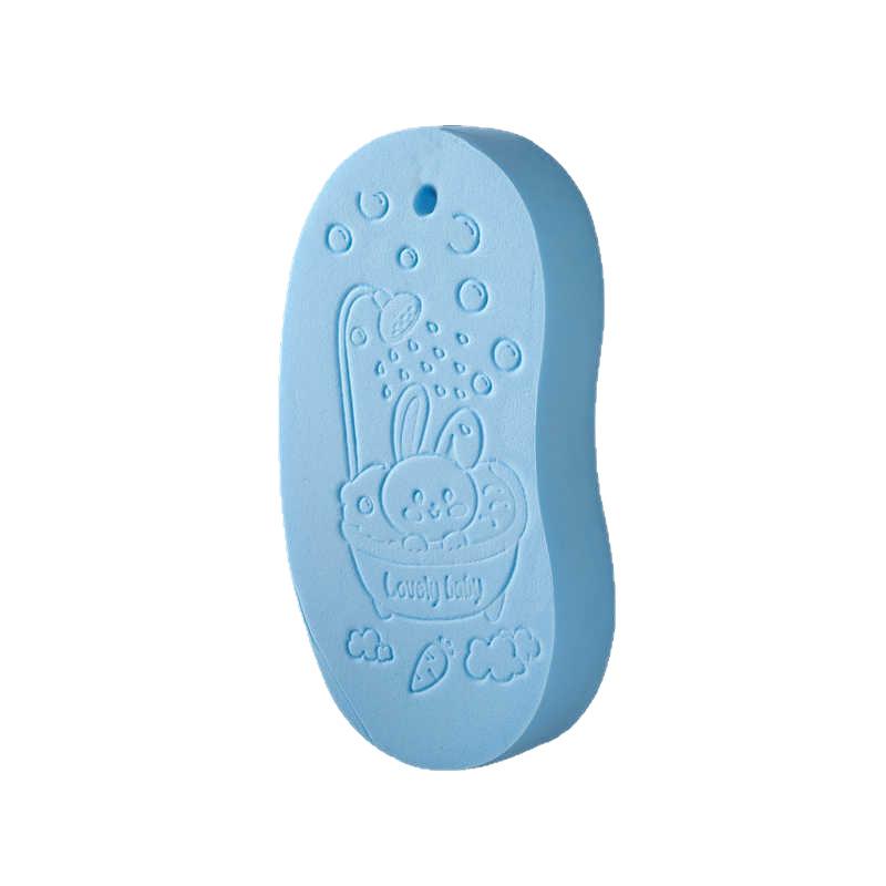 Детская очень прочная губка для ванны в форме кролика, не вызывающая боли