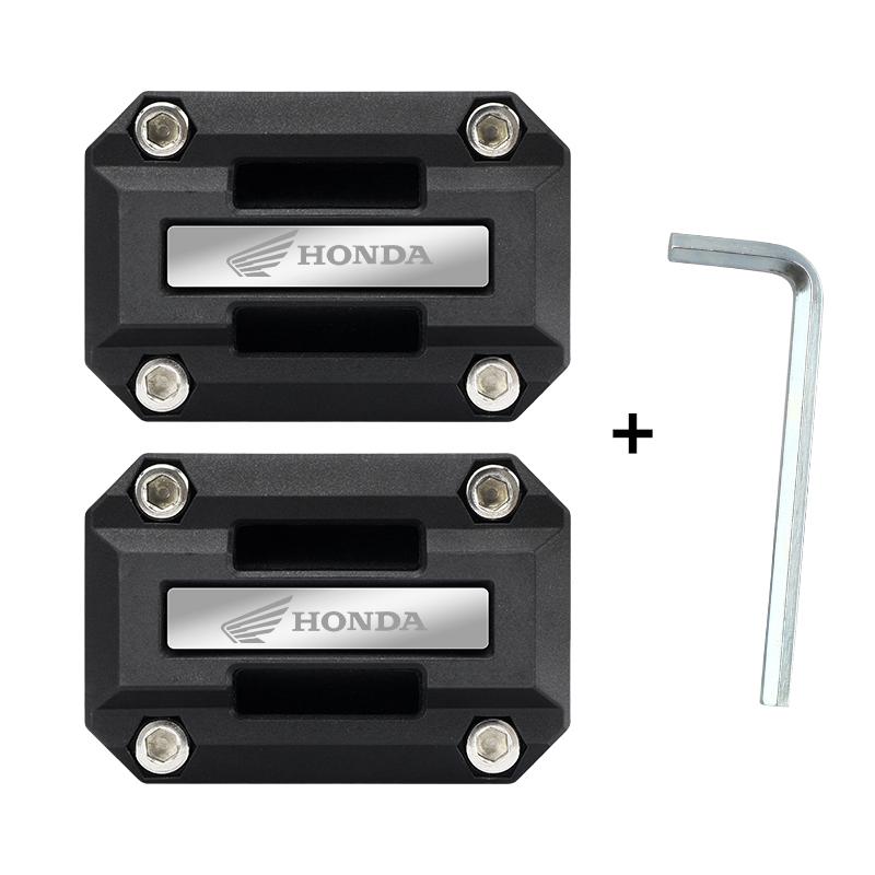 PYYG6 2pcs Motorcycle Engine Bumper Block Engine Guard Block Crash Bar for Honda Honda CRF CB CR XR CRM CBR 250 300 350 400 500 600