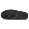 Мужские кроссовки Air Jordan 1 Mid Bred Toe Black White Fire-Red 554724-079