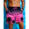 Мужские пляжные шорты Manfinity Swimmode с принтом пальм