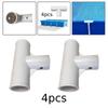 4 Adapters, Pool Connectors, Spare Parts, Support Accessories with Rectangular for