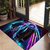 Sports Car Print Area Rug, Non-Slip Washable Floor Mat for Living Room Bedroom Dining Room, Thickened Home Decor Carpet