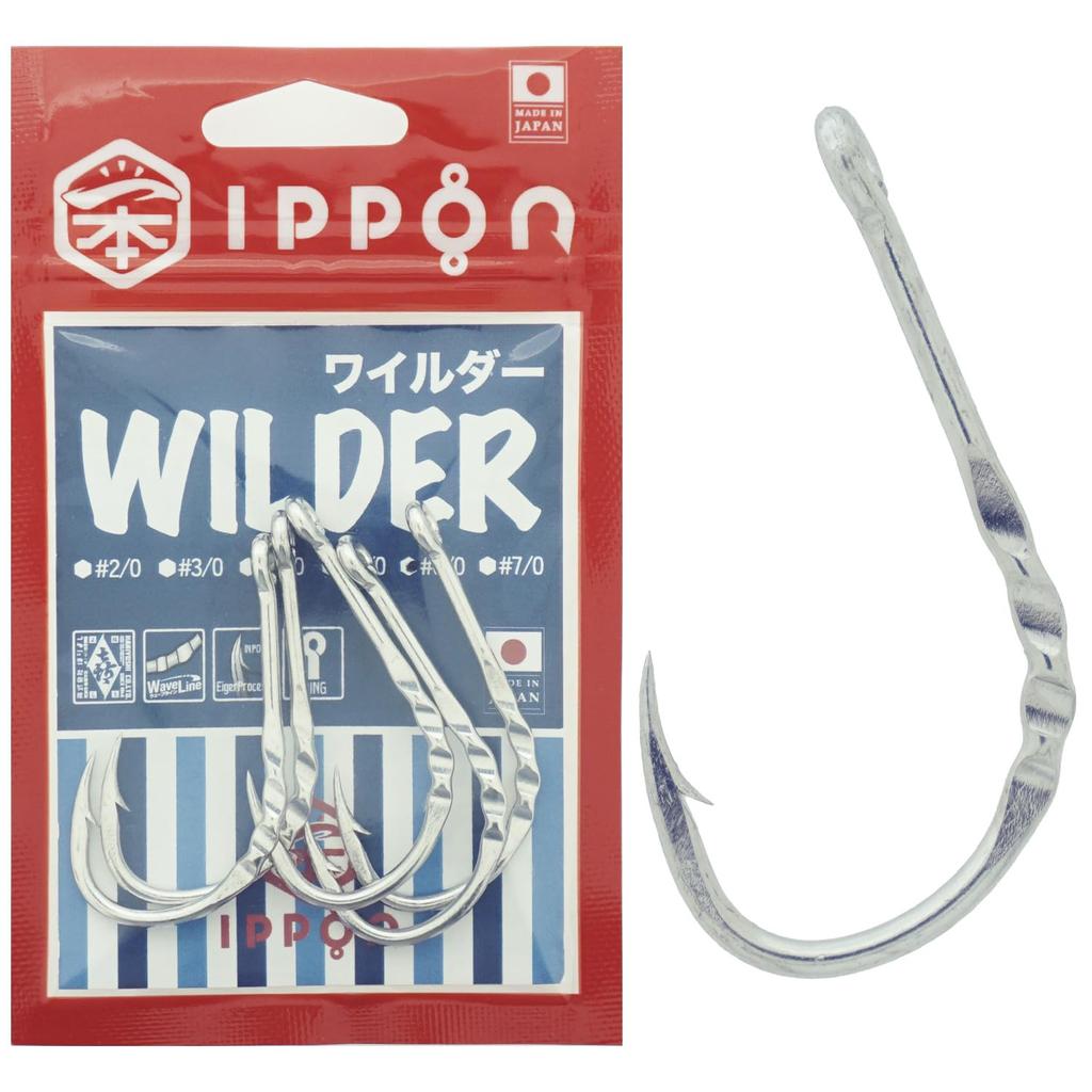 IPPON (single hook) Wilder Sabinas Coat #20 10 hooks - #70 4 hooks Assist Hooks for Baitcasting, Blade Hooks, Made in Japan (#60 (26 size)5 hooks)