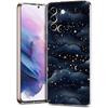 Прозрачный чехол-бампер для Samsung Galaxy S25 S24 S23 S22 S20 S21 FE Ultra S10 S10E Plus Модный узор Звездное небо Звезды