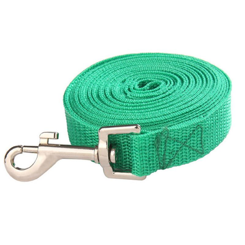 1.5 1.8 3 6 10 15 20 30 50M Solid Dog Leash For Large Dogs Pet Puppy Walking Training Lead Rope Big Dog Nylon Rope Long Leashes Walking Safety Chain