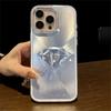 Роскошный чехол для телефона Bling Glitter Aurora Laser Diamond со стразами для iPhone 16 11 12 13 14 15 Pro Max, жесткая противоударная задняя крышка