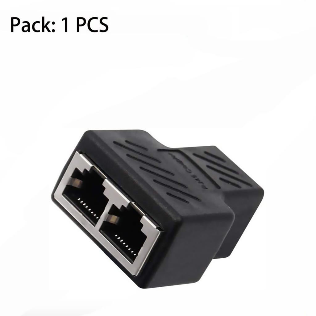 Адаптер-сплиттер RJ45, сетевой разъем Aoiutrn USB 1 на 2, двойной разъем LAN Ethernet, удлинительный кабель 8P8C для Cat5,5e, Cat6,7