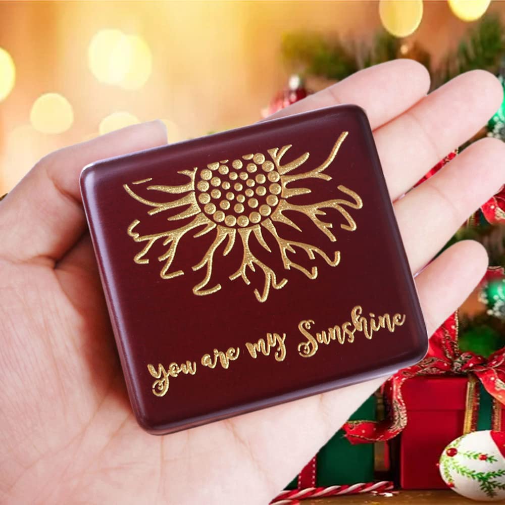 Музыкальная шкатулка Sinzyo You are My Sunshine, деревянная музыкальная шкатулка. Идеальный подарок или украшение для ваших красных годовщин, дней рождения, праздников, комнаты.. (вино