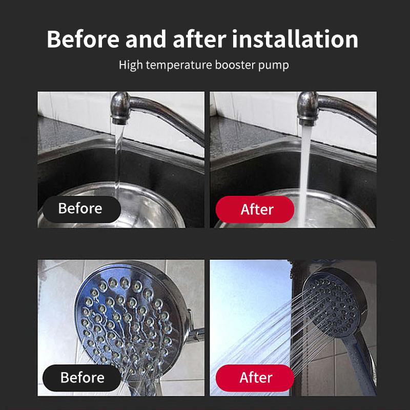 Бесщеточный водяной насос постоянного тока 12 В 24 В Бесшумный циркуляционный насос для душа на солнечной энергии IP68