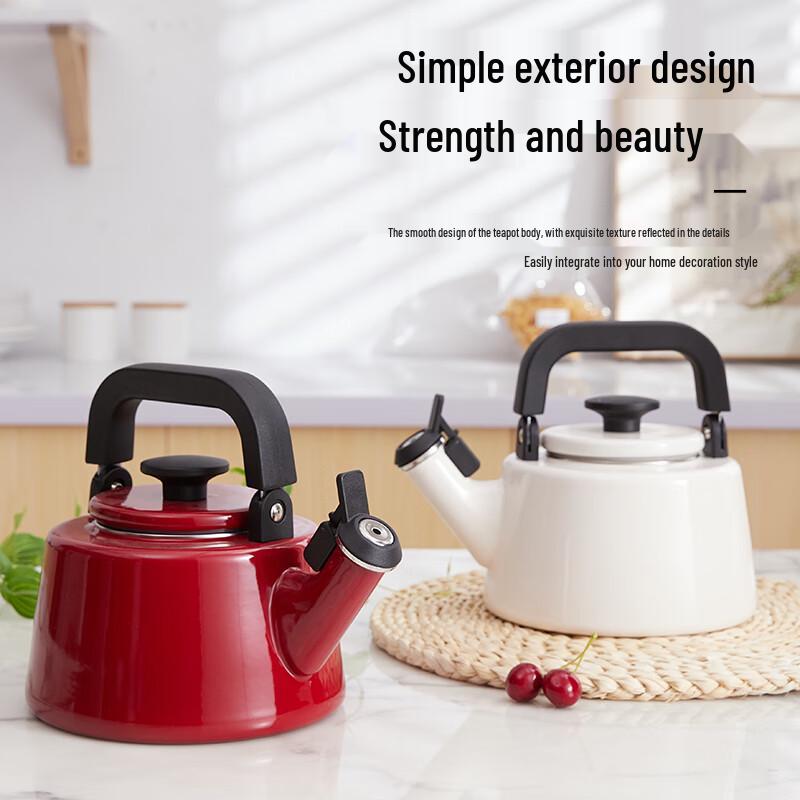 FUJIHORO Японский эмалированный чайник со свистком