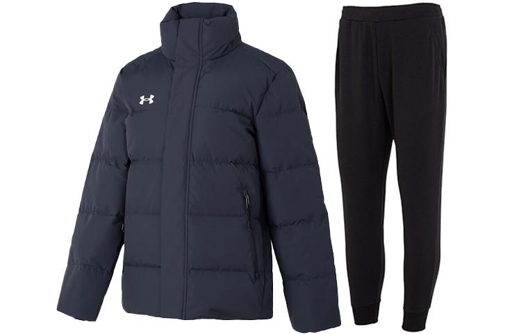 Мужские повседневные спортивные комплекты Under Armour Мужские с воротником-стойкой Умеренные