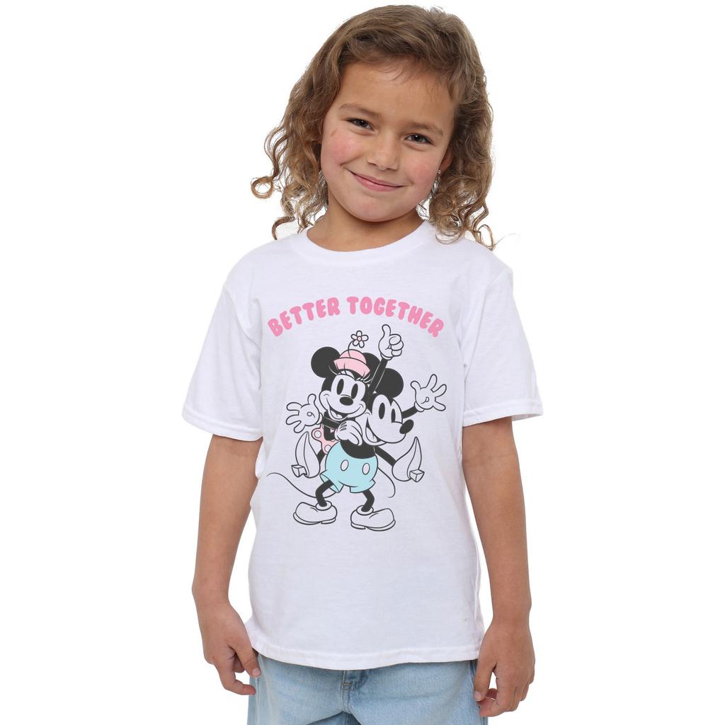 Disney Girls Better Together Mickey & Minnie Mouse T-Shirt