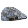 Women's Cap British Vintage Print Camouflage Beret Men