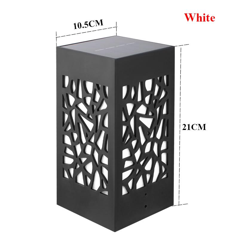 Солнечный фонарь, столбчатая лампа, наружный водонепроницаемый солнечный столб, головной светильник, солнечный ландшафтный столбик, светильник для декора двора виллы