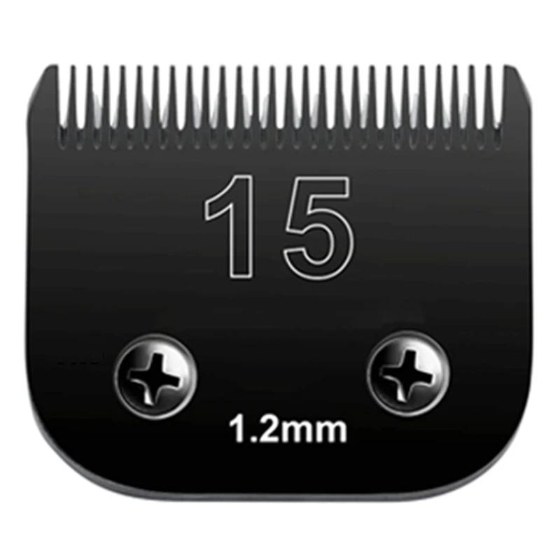 10#,30#,15#,4FC#,5FC#,7FC# Черный Груминг Собак, Съемное Лезвие для Машинки для Стрижки Животных, Совместимо с Wahl KM, Большинством Andis, Oster A5 Машинок