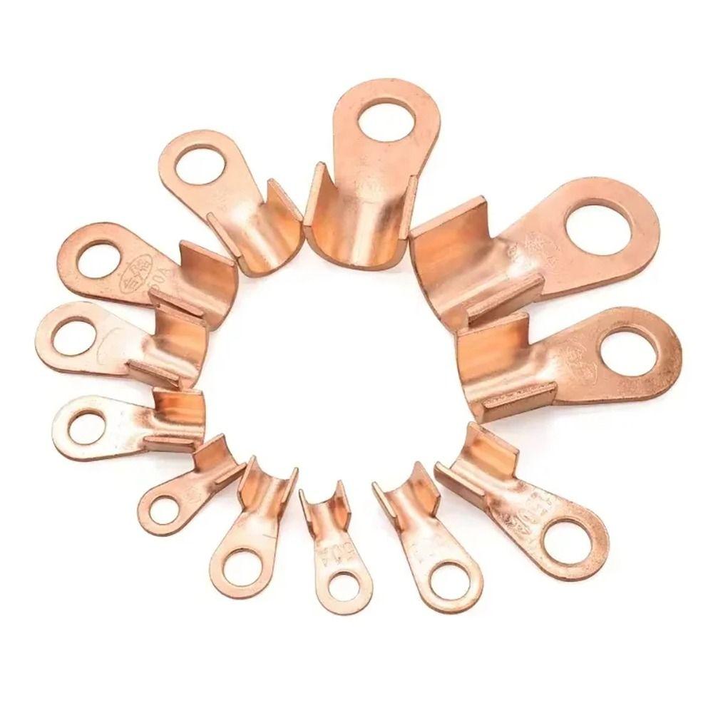 5/10 шт. Медный кабельный наконечник OT Комплект 10А-400А Наконечники OT Кольцевые Обжимные Электрический Аксессуар