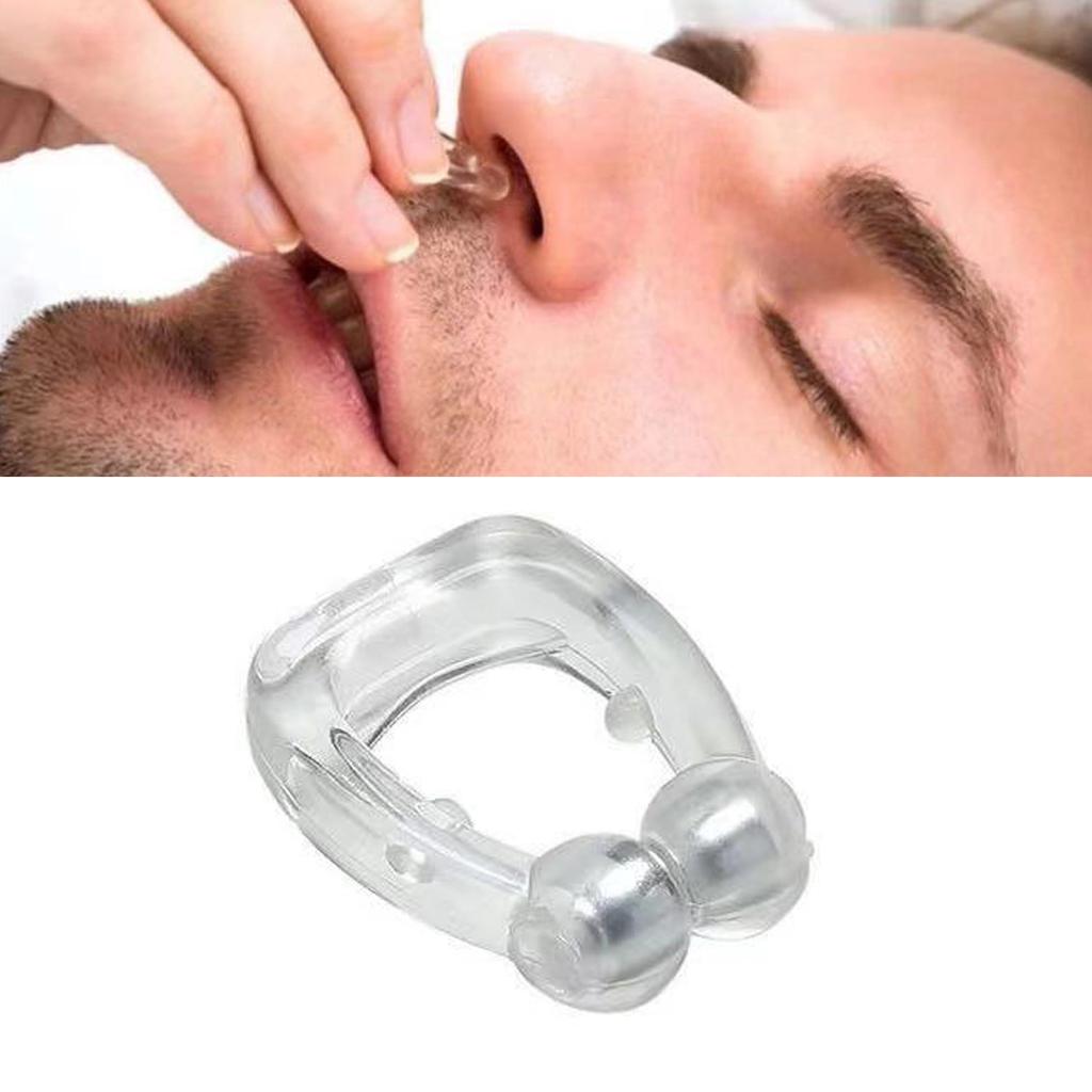 Anti Snoring Clip Mini Portable Soft Silicone Nose Snore Clip for Improve Sleeping