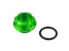 POSH 500005-28 Motorcycle Goods Machine Filler Cap M24 X P3.0 Lime Green