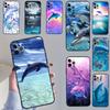 Чехол с изображением морского дельфина для iPhone 15 Pro Max 14 13 12 11 16 17 Pro Max mini 15 16 Plus 16e 17 Air