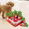 Carrot Plush Dog Toy - Interactive Pet for Mental Stimulation