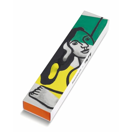Swatch LEGER'S ДВЕ ЖЕНЩИНЫ С ЦВЕТАМИ SUOZ363 Черные Наручные часы