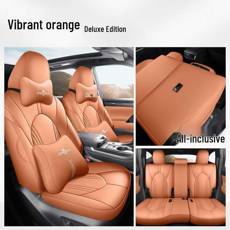 Toyota Highlander Car Seat Cushion Set: 5-Seater and 7-Seater All-Season Full Coverage Interior Accessories