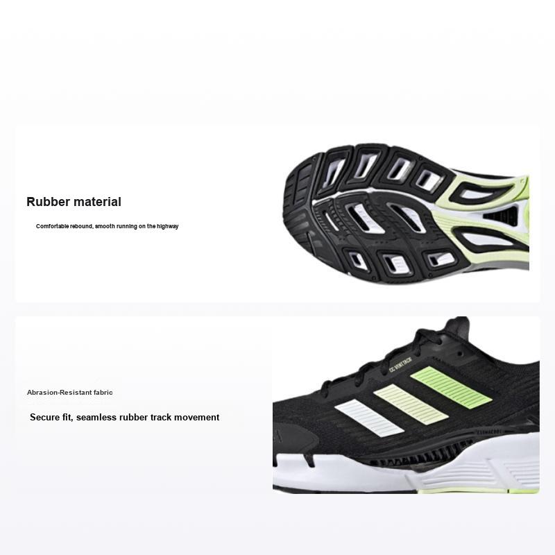 adidas Climacool Venttack Удобная ткань Прочные кроссовки с низким верхом Унисекс Кроссовки Черный Зеленый GV9497