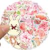 50Pcs Water Resistant Cartoon PVC Sticker Aesthetic Sticker for Water Bottle Laptop Car Scrapbooking Journal Skateboard