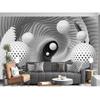 Size Modern 3d Space Wallpaper Sphere Space Vortex Mural Bedroom Living Room Tv Background Wall Mural