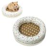 Heat-dissipating Hamster Cooling Bed Rattan Mat Hamster Sleeping Pad  All-season