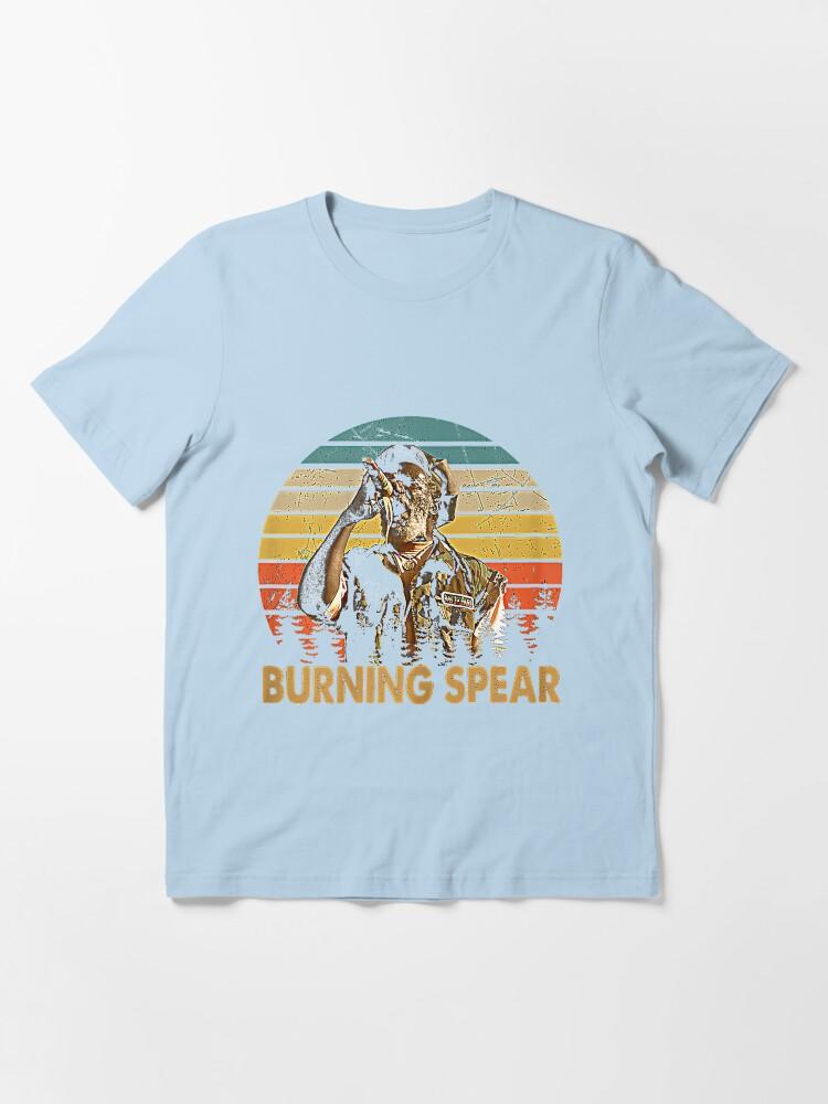 Burning Spear Retro Burning Art Spear Music Jamaican Singers Essential T-Shirt