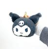 Чехол для пропуска Face Pass с держателем для катушки Commuter Plush Kuromi Set (Пропускной футляр, кольцо)