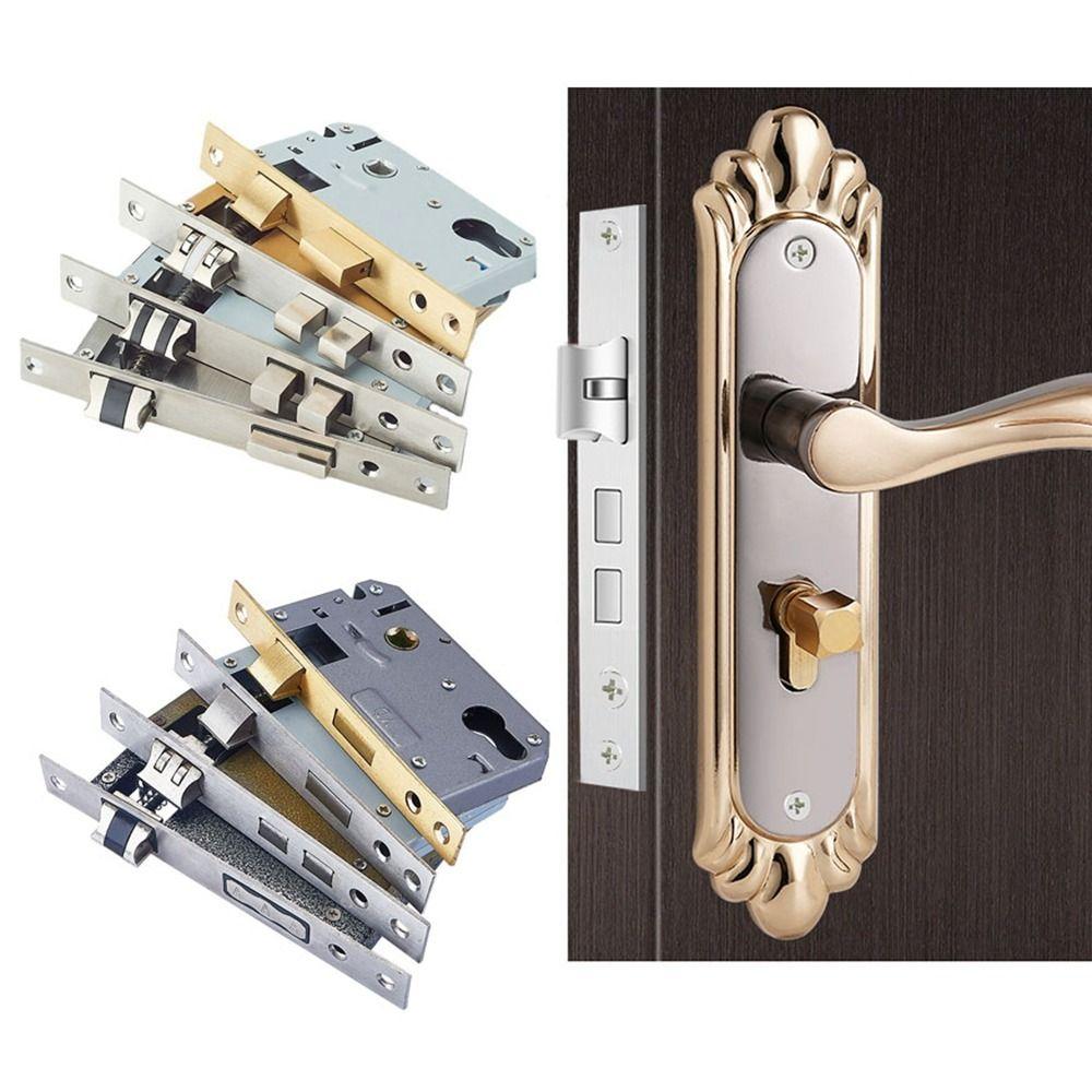 Silent Door Lock Cylinder Security Mechanical Lock New Door Lock Body  Door