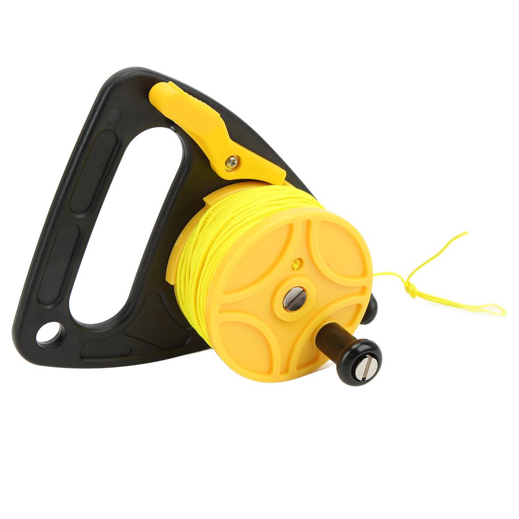 Portable Diving Handle Reel Scuba Diving Reel with Thumb Stopper for Snorkeling Underwater Water