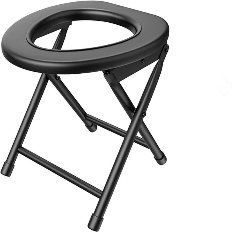 Складной стульчик для унитаза для ванной комнаты, переносной туалет для кемпинга, удобный складной туалет для путешествий на открытом воздухе, устанавливаемый в автомобиле