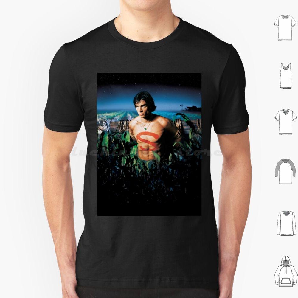 Футболка Smallville Сезоны 6xl Хлопок Крутая Футболка Супергерой Фильм Сериал