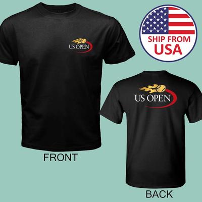 Теннисный турнир Большого шлема US Open Мужской Черный Размер от S до 5XL