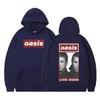 British Rock Band OASIS Live 25 Tour Hoodie Men Woman Oversized Hip Hop Sweatshirts Winter Thick Casual Oversized Tracksuit Tops