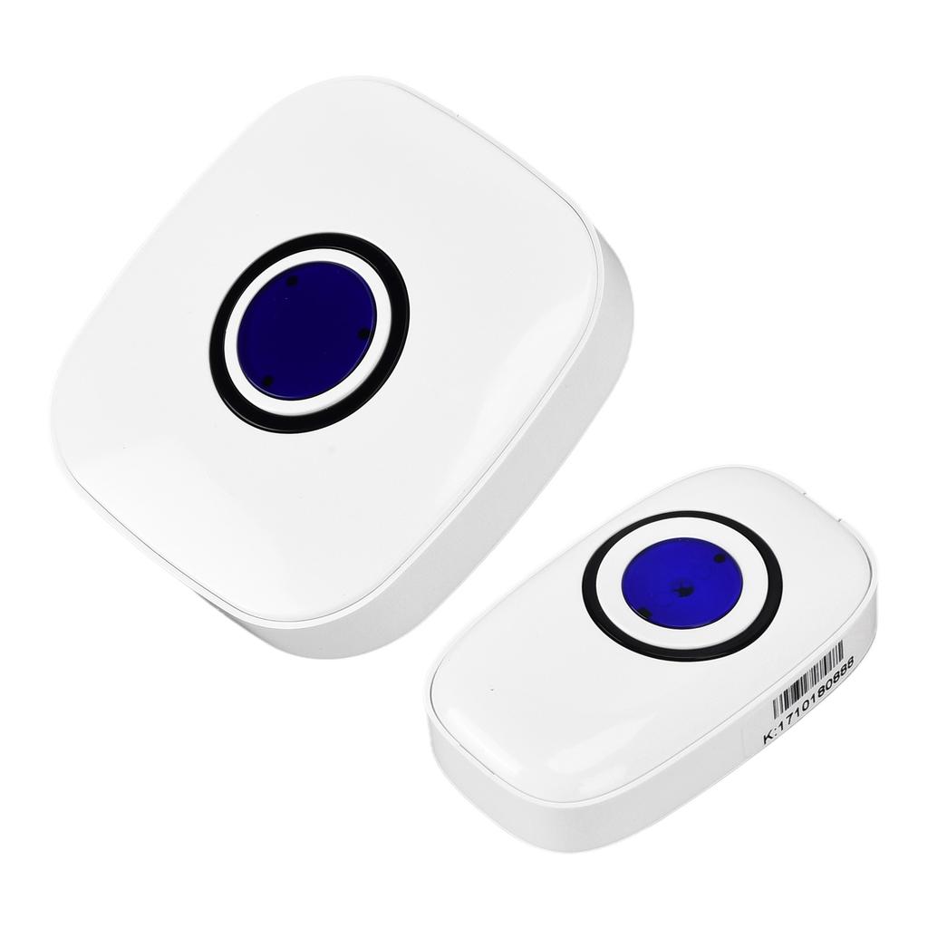 Smart Wireless Doorbell Plugin 38 Music 4 Levels Adjustable Volume Waterproof for Home Factory Hotel