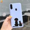 Чехол для Samsung Galaxy A11 Мальчик Девочка Забавный Мультяшный Кот Женщины Силиконовый Задний Чехол Для Samsung Galaxy A 11 SM-A115F 6.4 Funda Чехол