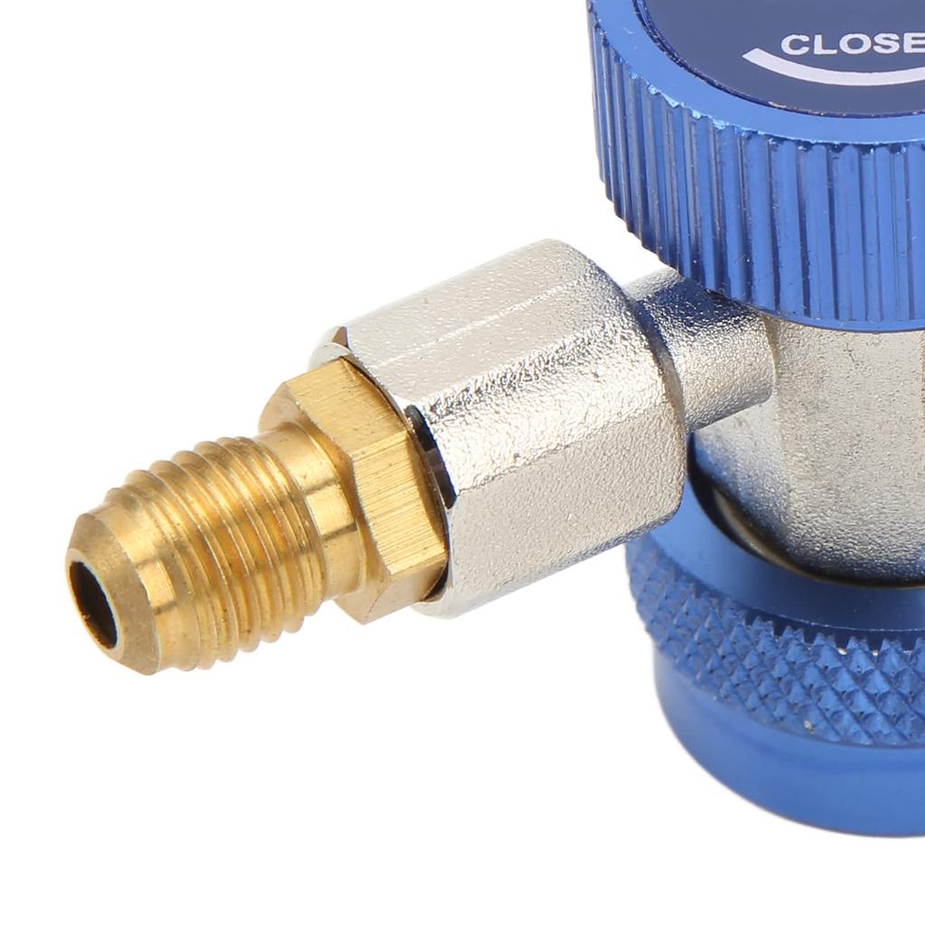 Quick Joint Quick Coupler L Type with Valve for AC Car Air Conditioner (R134a)