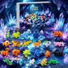 Забавная подвижная фигурка динозавра, 3D-печатный адвент-календарь, набор из 24 мини-фигурок с подвижными суставами, интерактивные модели динозавров для ролевых игр, Рождество