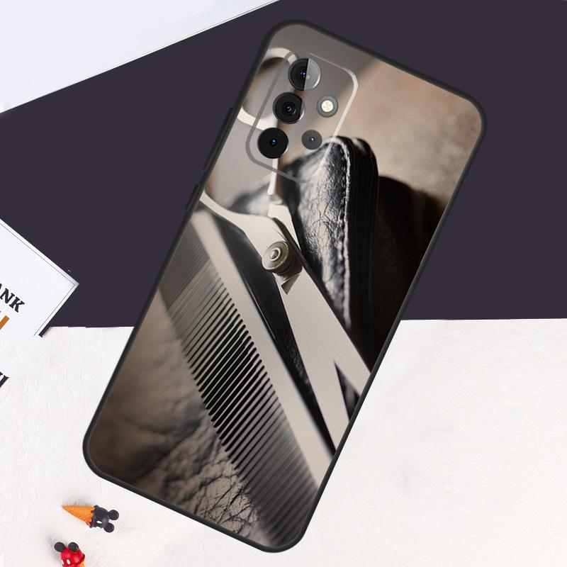 Ножницы парикмахерские Щетка Переключатель Чехол Для Samsung Galaxy A13 A35 A15 A55 A53 A33 A36 A56 A26 A16 A22 A32 A52 A54 A34 A05 A06