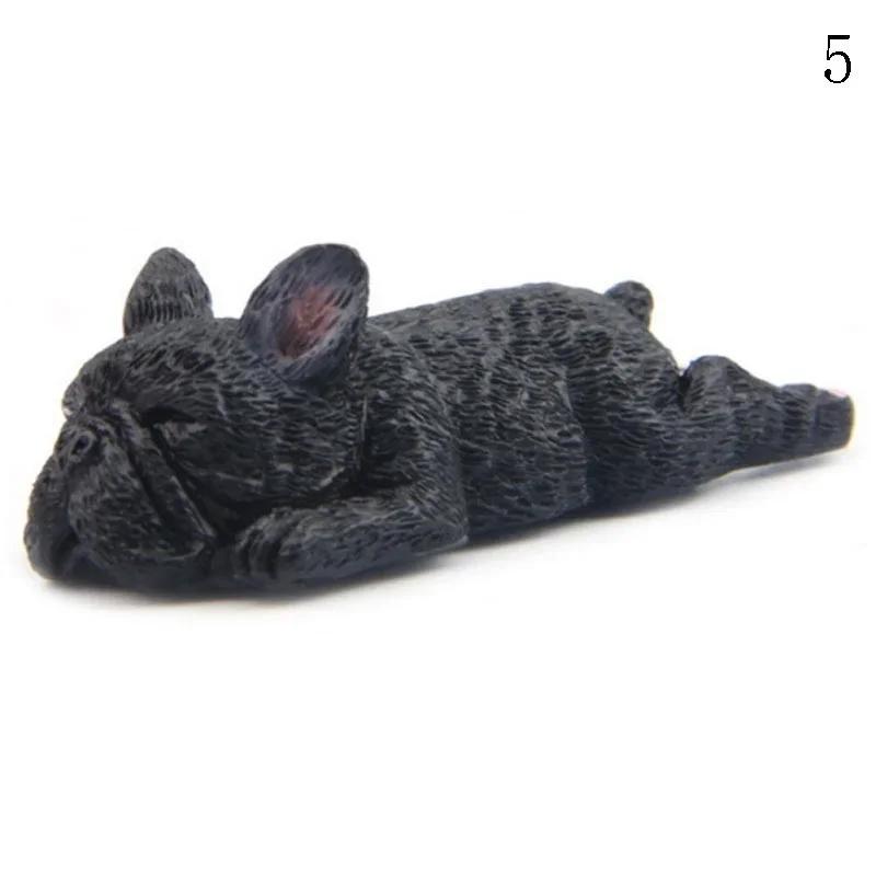 Small Bulldog French Bulldog Model Magnetic Sticker Handle Diy Fridge Sticker Magnetic Sticker