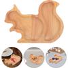 Cheese Dessert Serving Tray Wooden Chopping Boards Squirrel Shaped Cutting Board Platter Charcuterie Board Spring Salad Dish Plate Butcher Block