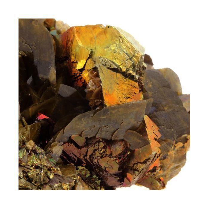 Pierres et Minéraux. Siderite + Chalcopyrite. 1467.0 ct. Kaiwu Mine, Hezhang, Guizhou, Chine.