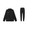 Minimalist Brand Logo Comfortable Fashion Jacket And Tapered Pants Casual Sports Suit Unisex Suit Black 23600704-001+23600304-001
