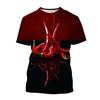 Chili Vegetable 3D Print T-shirt Streetwear Men Women Summer Short Sleeve T Shirts Oversized Harajuku Tees Tops Kids Clothing